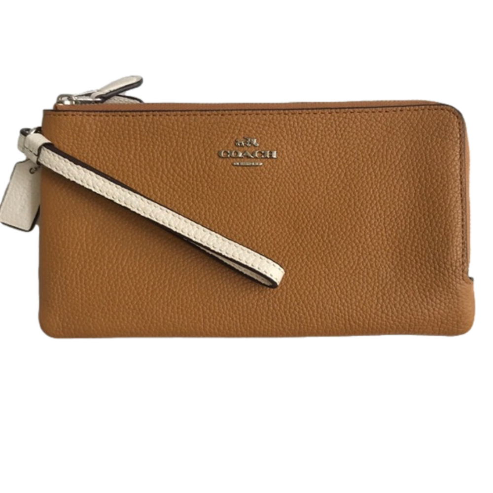 NWOT Coach Double Zip Wristlet